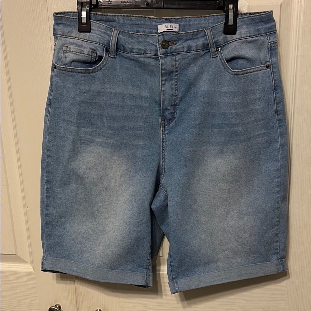 Bleu Plus Denim Shorts